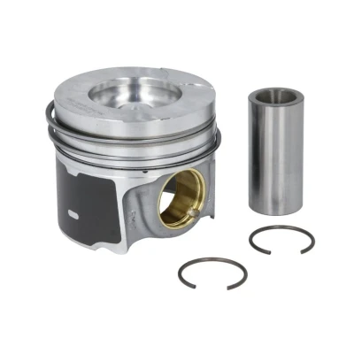 Abbildung von NÜRAL 87 452907 00 Kolben 84,51 mit Buchse für Bolzennabe, Kühlkanal, Kolbenringträger, Trapezpleuel FORD: Tourneo Custom V362 Bus