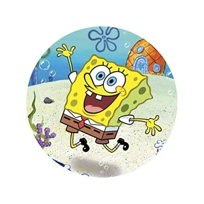 Abbildung von Tortenaufleger Spongebob 2, rund 20cm Fondantpapier PREMIUM