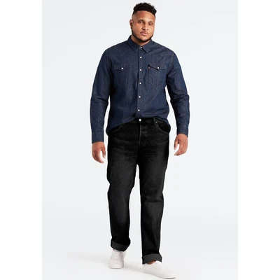 Abbildung von Levi&#039;s Plus 502 Taper Jeans Tapered Fit, Herren, Größe: 46x32, Nightshine