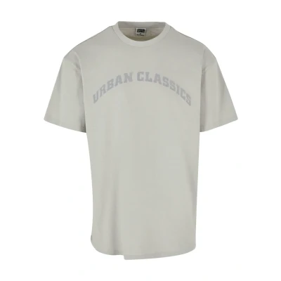 Abbildung von Urban Classics Oversized GATE TEE Tshirt print, Herren, Größe: Large, Lightasphalt