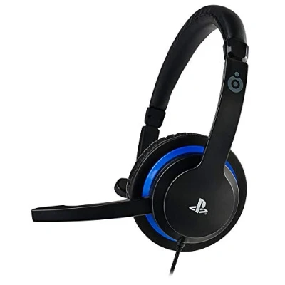 Abbildung von Bigben Interactive PS4OFCOMMUNICATOR Kopfhörer, einphasig, Kopfband, Schwarz, Blau Kopfhörer (Spielkonsole/PC/Spiele, Monophonisch, Blau, kabelgebunden &amp; kabellos, 1,2 m)