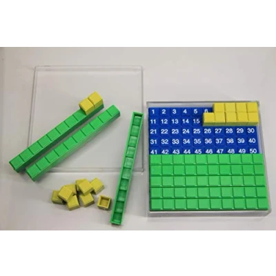 Abbildung von WISSNER® 39595 aktiv lernen Dienes Hunderterplatte 29 Teile RE Plastic®