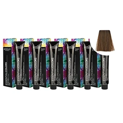Abbildung von PostQuam 6er Pack Professionelle Haarfarben mit Hoher Deckkraft Permanente Haartönung 100% Grauabdeckung Gleichmäßige und Dauerhafte Natürliche Haarfarbe Mehr als 90 Haarfärbemittel