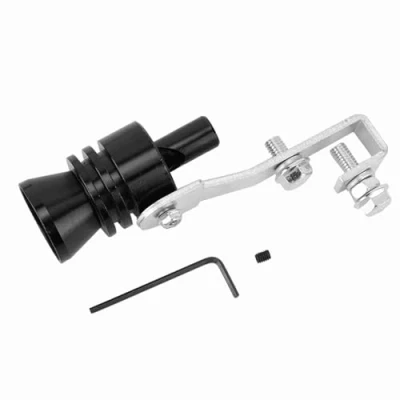 Abbildung von Turbo Sound Whistle Schalldämpfer Auspuff Simulator Pfeife, Pfeife Schwarz