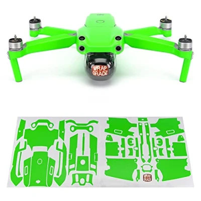 Abbildung von Wrapgrade Main Unit Skin kompatibel mit DJI Air 2S (NEON GREEN)