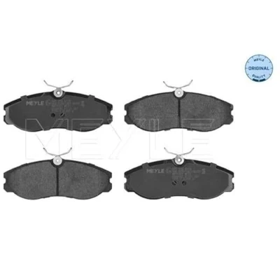 Abbildung von MEYLE 025 214 8115 Bremsbelagsatz ORIGINAL Quality Vorderachse nicht für Verschleißwarnanzeiger vorbereitet mit Anti Quietsch Blech NISSAN: Serena