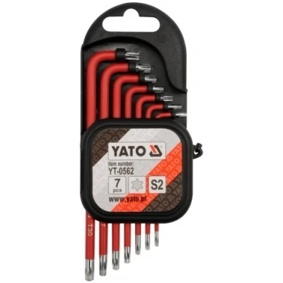 Abbildung von YATO YT 0562 Winkelschraubendrehersatz T9 T30 7