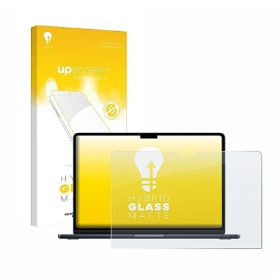 Abbildung von upscreen Entspiegelungs Schutzglas für Apple MacBook Air 13&quot; M2 2022 Schutzfolie Matt, Glas Folie [mattierend, 9H Panzerschutz]