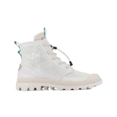 Abbildung von Palladium Pampa DUO Chrome Schnürstiefelette, Größe: 44, Natural grey Schuhe