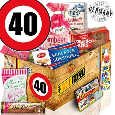 Abbildung von Ossi Paket/Geschenk Idee Papa/Geburtstag 40 / Süssigkeiten Geschenk