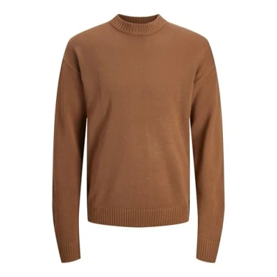 Abbildung von Jack &amp; Jones Jjejack CREW NECK SN Strickpullover, Herren, Größe: Medium, Mocha bisque