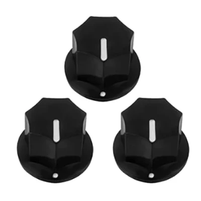 Abbildung von 3 Stück Jazzes Bass Knöpfe Konzentrische Effekt Tastensteuerung Drehknöpfe Gitarren Potentiometer