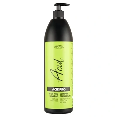 Abbildung von Joanna Professional AcidPro Complex Intensiv Haarkur pH ausgleichendes Shampoo farbstabilisierend schützt, stärkt, bereitet das Haar aufs Styling vor innovativer Pro Säure Komplex 1000 ml