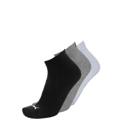 Abbildung von Puma Unisex Training Quarter 3P Socken, Größe: 43 46, Grey / white black