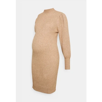 Abbildung von ONLY Maternity Olmkatia Dress Strickkleid, Damen, Größe: XS, Beige