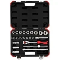 Abbildung von Red Steckschlüssel Satz 1/2&quot;, 24 teilig