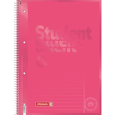 Abbildung von Brunnen Collegeblock Premium Student Colour Code A4, Lineatur 25, 80 Blatt, tulip