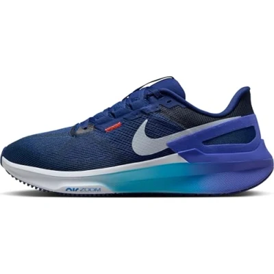 Abbildung von Nike Performance AIR ZOOM Structure Laufschuh Straße, Herren, Größe: 42, Football grey blue void ghost lightning persian violet brt crimson