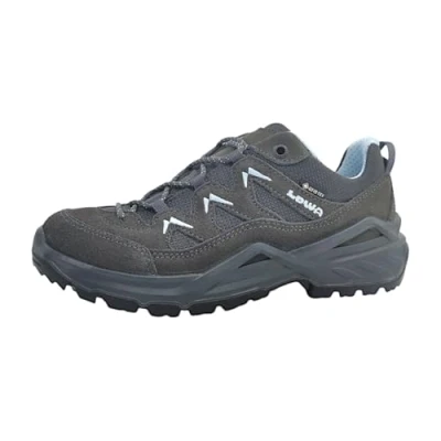 Abbildung von Lowa Sirkos EVO GTX Hikingschuh, Damen, Größe: 40, Graphit/eisblau Schuhe