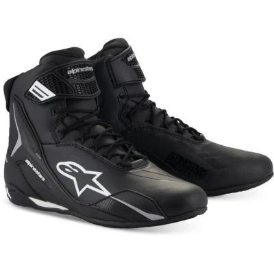 Abbildung von Alpinestars Stella Faster 4 Motorradschuhe für Damen, Schwarz, Diva Pink, leicht, atmungsaktiv, komfortabel, Schwarz , 38.5 EU
