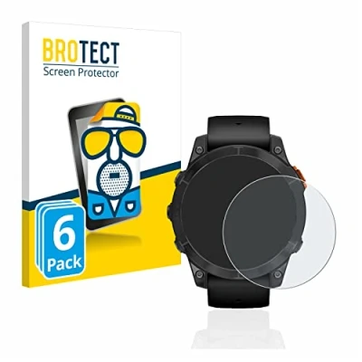 Abbildung von BROTECT Entspiegelungs Schutzfolie für Garmin Fenix 7 Pro Solar (47 mm) (6 Stück) Matte Displayschutz Folie, Anti Reflex, Fingerprint