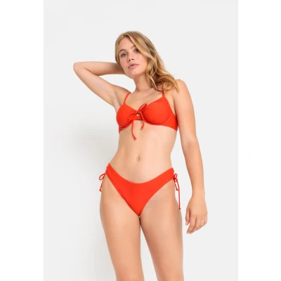 Abbildung von Lascana LSCN BY Bikinihose, Damen, Größe: 32, Orangerot