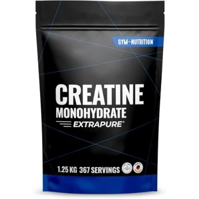 Abbildung von Creatine Monohydrat Pulver 1,25kg / 1250g Ultra Reines Kreatin mit Vitamin B6 Optimal Hochdosiert Extrapure Creatin Monohydrate Vegan Jahresvorrat