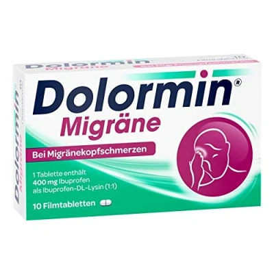 Abbildung von Dolormin Migr�ne 400 mg Ibuprofen bei Migr�nekopfschmerzen 10 St