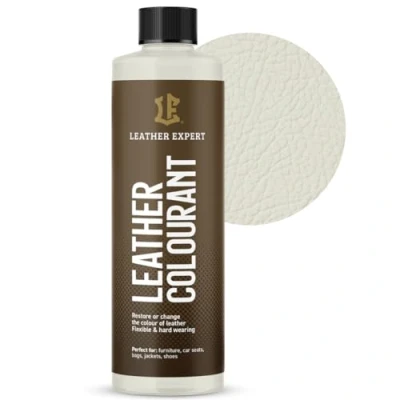 Abbildung von Sehr Deckend Wasser Lederfarbe Elfenbein 250 ml Leather Paint für Natur und ÖkoLeder Dye Ohne Alkohol alle Lederaccessoires Reißt oder Blättert Nicht ab