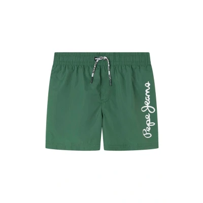 Abbildung von Pepe Jeans LOGO Badeshorts für Kinder, Größe: 188, Moor green