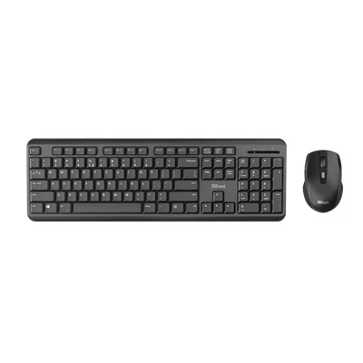 Abbildung von TRUST TKM 350 Tastatur und Maus Set, kabellos, Deutsches QWERTZ Layout, Flüssigkeitsgeschützt