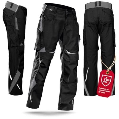 Abbildung von KÜBLER Workwear Pulsschlag Arbeitshose HIGH schwarz/anthrazit Größe 46