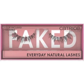 Abbildung von Catrice Faked Everyday Natural Lashes, künstliche Wimpern, Schwarz, langanhaltend, Falsche Wimpern Effekt, ohne Mikroplastikpartikel, Nanopartikel frei, Parfüm, ölfrei, 1er Pack (1pair)