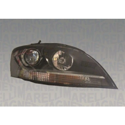 Abbildung von MAGNETI MARELLI 710301227203 Scheinwerfer links H7/H7, H21W, W5W Halogen mit Blinklicht für Rechtsverkehr Stellmotor LWR AUDI: TT Roadster