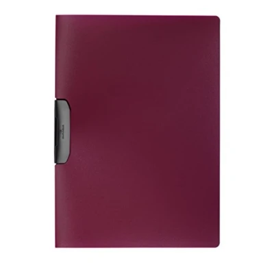 Abbildung von DURABLE Hunke &amp; Jochheim Klemm Mappe DURASWING®, PP, 30 Blatt, aubergine/dunkelrot