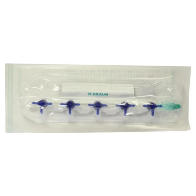 Abbildung von Discofix C Hahnbank 5fach blau 1 St