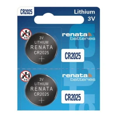 Abbildung von Renata CR2025 Batterien 3 V Lithium Knopfzelle 2025 Batterie (2 Stück)