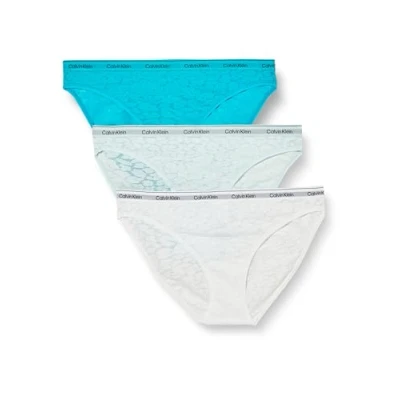 Abbildung von Calvin Klein Underwear 3 PACK Slip, Damen, Größe: XXL, Cool breeze/white/icy moon