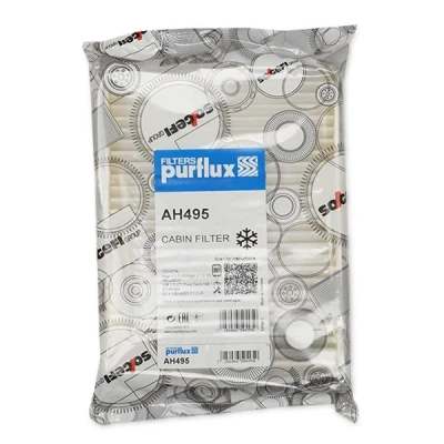 Abbildung von PURFLUX AH495 Innenraumfilter Pollenfilter 194 145 31 TOYOTA: Aygo, CITROËN: C1 II, PEUGEOT: 108 Schrägheck