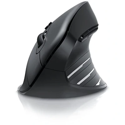 Abbildung von CSL kabellose Maus Vertikal Bluetooth + Funk 2.4 GHz Neues Modell USB Vertical Mouse ergonomisches Design Vorbeugung gegen Mausarm Wireless Funkmaus 2,4 mit 1000 2400 DPI PC und MAC