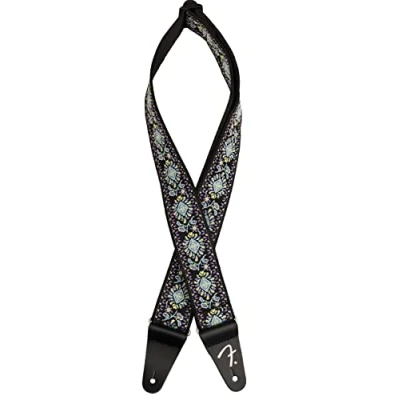 Abbildung von Fender Pasadena Woven Guitar Strap BLUE LOTUS