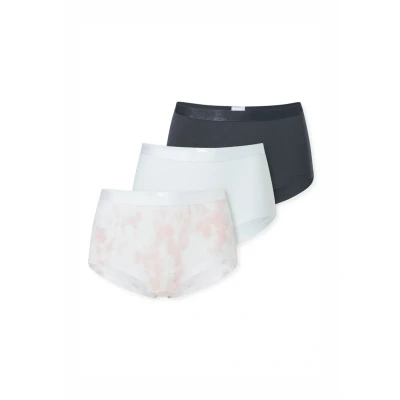Abbildung von Schiesser 3PACK Slip für Kinder, Größe: 140, Graphit weiss rosa