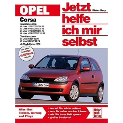 Abbildung von Opel Corsa C Benzin und Dieselmotoren ab Modelljahr 2000: Benzinmotoren: 1,0 Liter 12V, ECOTEC 58 PS; 1,2 16V, 75 1,4 ... DTI 16V PS (Jetzt helfe ich mir selbst)