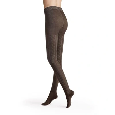 Abbildung von Hudson Damen Strumpfhosen Winter Plait wärmend Brownmel. 0763 42 44