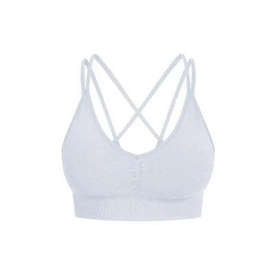 Abbildung von Smilodox Sportbh mit mittlerer Stützkraft, Damen, Größe: XS, Hellblau