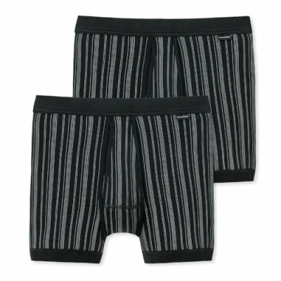 Abbildung von Schiesser Herren 2 Pack Unterhose Mit Bein Und Eingriff Classic Slip, Schwarz_172695, M EU