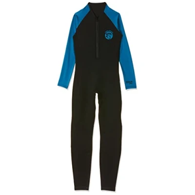 Abbildung von Cressi Unisex Youth Little Shark Jr Monopiece Wetsuit Neoprenanzug Junior Einteiliger Neopren 2mm Ultrastretch, Schwarz/Rosa, 13/14 Jahre