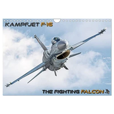 Abbildung von Kampfjet F 16 The Fighting Falcon (Wandkalender 2025 DIN A4 quer), CALVENDO Monatskalender