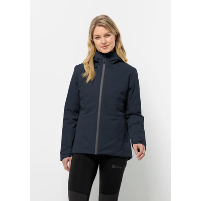 Abbildung von Jack Wolfskin Wisper INS Regenjacke / wasserabweisende Jacke, Damen, Größe: Medium, Night blue