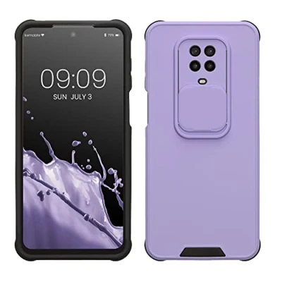 Abbildung von kwmobile Handyhülle kompatibel mit Xiaomi Redmi Note 9S / 9 Pro Max Hardcase Kameraschutz Bumper in Lavendel